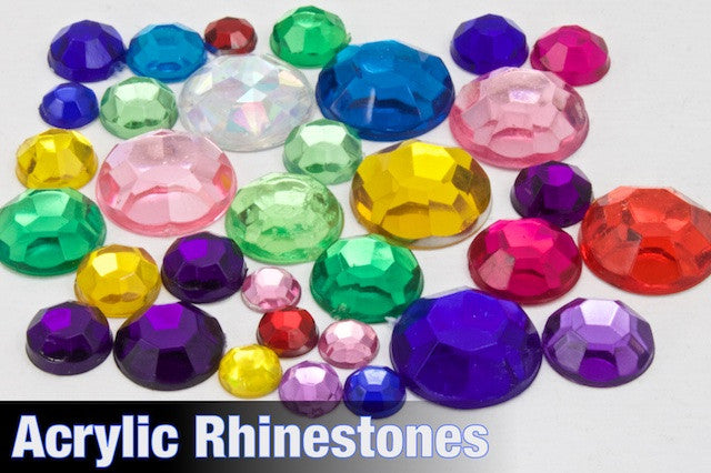 Acrylic Flatback Rhinestones, Faceted Round, 14mm, 72-pc, Purple