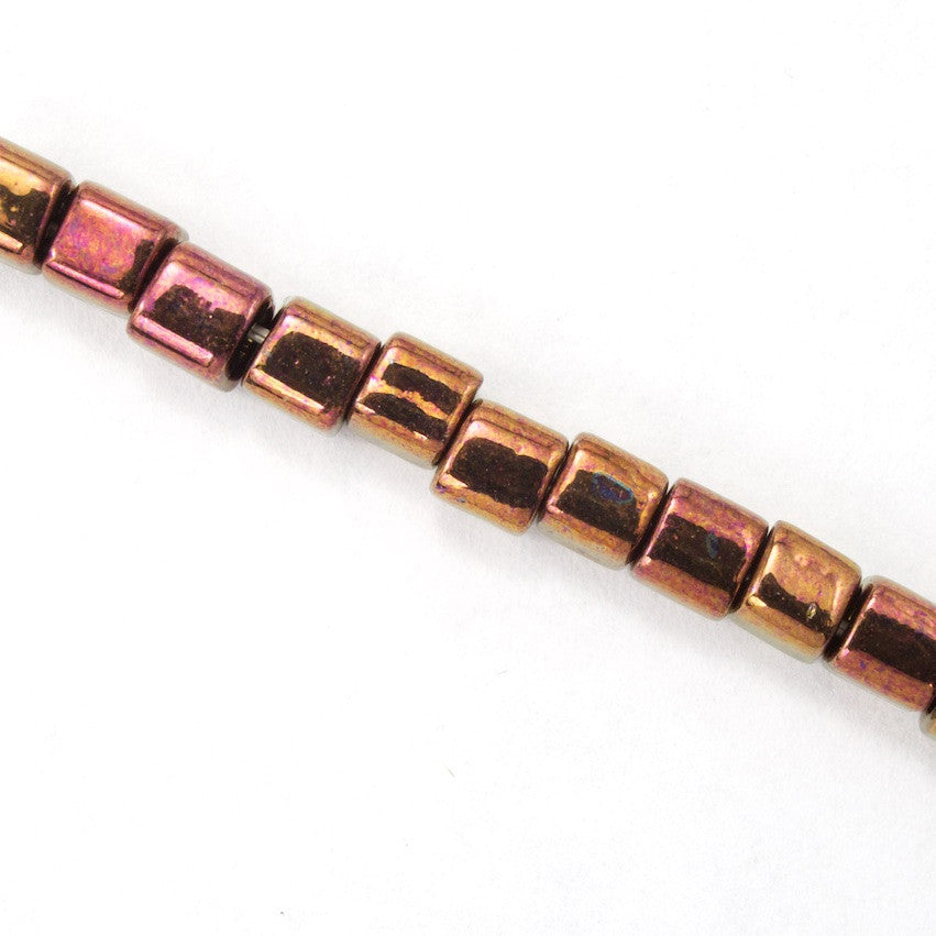 6mm Twisted Bugle Beads Price Per Pack/ 80 grams in Copper