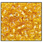 6/0 Tr. Light Topaz Iris Czech Seed Bead (1/2 Kilo) Preciosa #11020