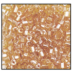 11/0 Luster Transparent Light Topaz 2 Cut Czech Seed Bead (1/2 Kilo) Preciosa #16020