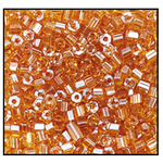 11/0 Luster Transparent Topaz 2 Cut Czech Seed Bead (1/2 Kilo) Preciosa #16050