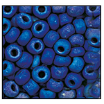 11/0 Matte Op. Royal Blue Iris Czech Seed Bead (1/2 Kilo) Preciosa #34050M