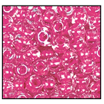 11/0 Orchid Lined Crystal Czech Seed Bead (1/2 Kilo) Preciosa #38625