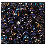 6/0 Copper Lined Smoke Gray Iris Czech Seed Bead (1/2 Kilo) Preciosa #49019