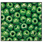 6/0 Pea Green Luster Czech Seed Bead (1/2 Kilo) Preciosa #58230