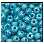 6/0 Opaque Baby Blue Iris Czech Seed Bead (1/2 Kilo) Preciosa #64020