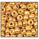 6/0 Metallic Bright Gold Czech Seed Bead (1/4 Kilo) Preciosa #68388