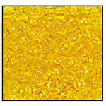 9/0 Transparent Yellow Czech Seed Bead (1/2 Kilo) Preciosa #80010