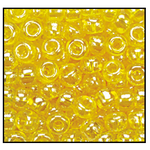11/0 Luster Transparent Yellow Czech Seed Bead (1/2 Kilo) Preciosa #86010