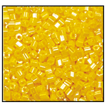 11/0 Opaque Dark Yellow Luster 2 Cut Czech Seed Bead (1/2 Kilo) Preciosa #88130