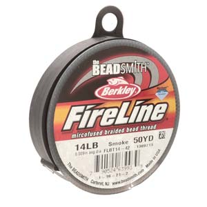 2 Lb. Crystal White Fireline 50 Yard Roll (5 Pcs) – General Bead