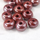 9/0 Luster Opaque Burnt Sienna Czech Seed Bead (1/2 Kilo) Preciosa #18600