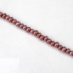 9/0 Luster Opaque Burnt Sienna Czech Seed Bead (1/2 Kilo) Preciosa #18600