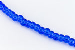 9/0 Transparent Sapphire Czech Seed Bead (1/2 Kilo) Preciosa #30050