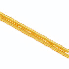 9/0 Transparent Medium Topaz Czech Seed Bead (1/2 Kilo) Preciosa #10070