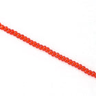 9/0 Transparent Light Red Czech Seed Bead (1/2 Kilo) Preciosa #90050