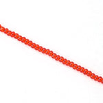 9/0 Transparent Light Red Czech Seed Bead (1/2 Kilo) Preciosa #90050