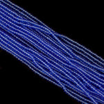 11/0 Transparent Light Sapphire Czech Seed Bead (10 Gm, Hank, 1/2 Kilo) #CSG316