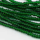 9/0 Transparent Evergreen Czech Seed Bead (1/2 Kilo) Preciosa #50150