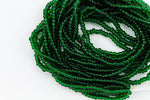 9/0 Transparent Evergreen Czech Seed Bead (1/2 Kilo) Preciosa #50150