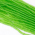 9/0 Transparent Lime Czech Seed Bead (1/2 Kilo) Preciosa #50430