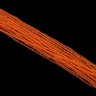 9/0 Transparent Dark Orange Czech Seed Bead (1/2 Kilo) Preciosa #90030