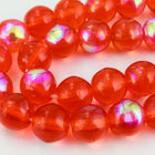4mm Transparent Hyacinth AB Druk Bead (1200 Pcs) #GAB185