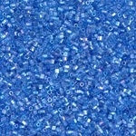 15/0 Transparent Sapphire AB Miyuki Cut Seed Bead (250 Gm) #261