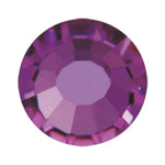 Preciosa 2155 VIVA 12 Amethyst Hot Fix Flat Back Rhinestones (Various Sizes)