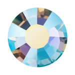 Preciosa 2155 VIVA 12 Aqua AB Hot Fix Flat Back Rhinestones (Various Sizes)