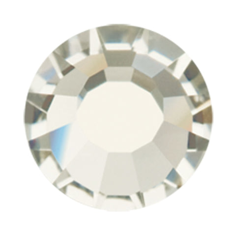 Preciosa 2155 VIVA 12 Black Diamond Hot Fix Flat Back Rhinestones (Various Sizes)