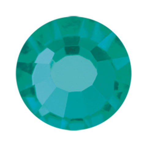 Preciosa 2155 VIVA 12 Blue Zircon Hot Fix Flat Back Rhinestones (Various Sizes)