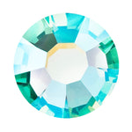 Preciosa 2150 VIVA 12 Caribbean Sea AB Flat Back Rhinestones (Various Sizes)