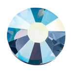 Preciosa 2155 VIVA 12 Denim Blue AB Hot Fix Flat Back Rhinestones (Various Sizes)