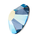 Preciosa 2155 VIVA 12 Denim Blue AB Hot Fix Flat Back Rhinestones (Various Sizes)