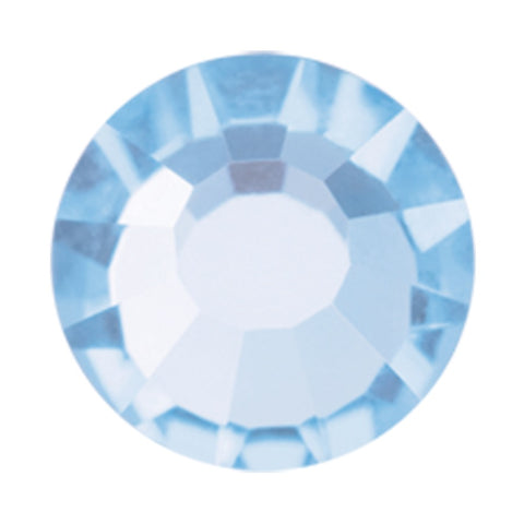 Preciosa 2155 VIVA 12 Light Sapphire Hot Fix Flat Back Rhinestones (Various Sizes)