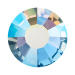 Preciosa 2155 VIVA 12 Light Sapphire AB Hot Fix Flat Back Rhinestones (Various Sizes)