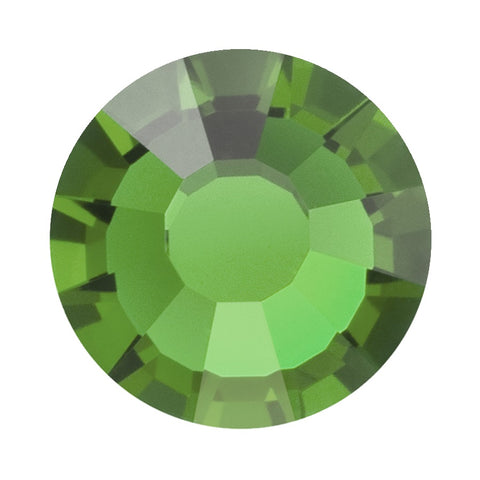 Preciosa 2155 VIVA 12 Shamrock Hot Fix Flat Back Rhinestones (Various Sizes)
