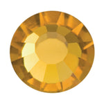 Preciosa 2155 VIVA 12 Topaz Hot Fix Flat Back Rhinestones (Various Sizes)