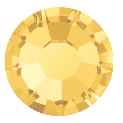 Preciosa 2151 Blond Flare Maxima Flat Back Rhinestones (Various Sizes)