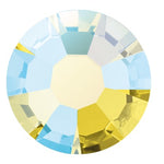 Preciosa 2151 Citrine AB Maxima Flat Back Rhinestones (Various Sizes)