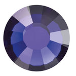 Preciosa 2151 Dark Indigo Maxima Flat Back Rhinestones (Various Sizes)
