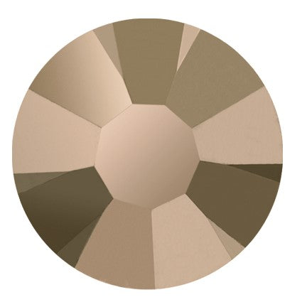 Preciosa 2151 Jet Brown Flare Maxima Flat Back Rhinestones (Various Sizes)
