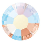 Preciosa 2151 Light Peach AB Maxima Flat Back Rhinestones (Various Sizes)