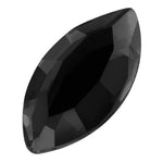 Preciosa 2222HF Jet Navette Maxima Hot Fix Flat Back Rhinestone
