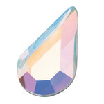 Preciosa 2333 Crystal AB Pear Maxima Flat Back Rhinestone (6mm, 8mm, 10mm)