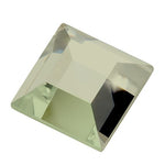 Preciosa 2444 Viridian Square Maxima Flat Back Rhinestone (4mm, 6mm)
