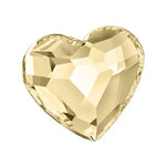 Preciosa 2699 Honey Maxima Heart Flat Back Rhinestone (6mm, 10mm, 14mm)