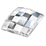 Preciosa 2889HF Crystal Chessboard Square Maxima Hot Fix Flat Back Rhinestone (8mm, 10mm, 12mm)