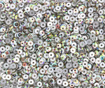 Preciosa 3001 Crystal AB Lochrosen 8 Facet Sew-On Stone (3mm, 4mm)